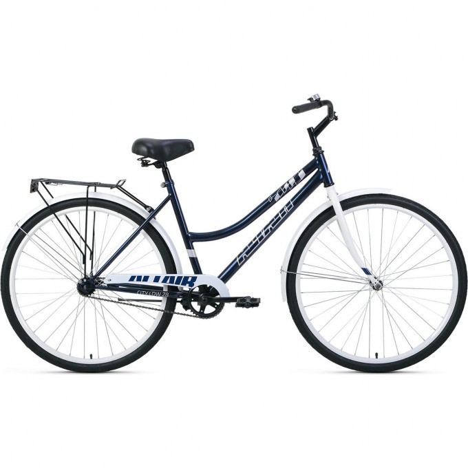 Велосипед ALTAIR CITY 28 LOW 19 Синий / Белый 2021 CITY28LOW19dblue/white21