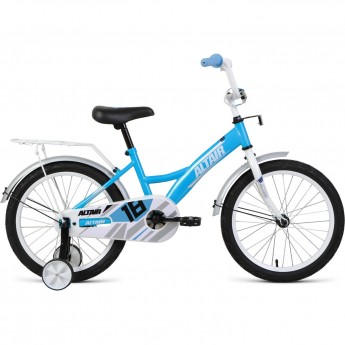 Велосипед ALTAIR KIDS 18", бирюзовый/белый, 2021