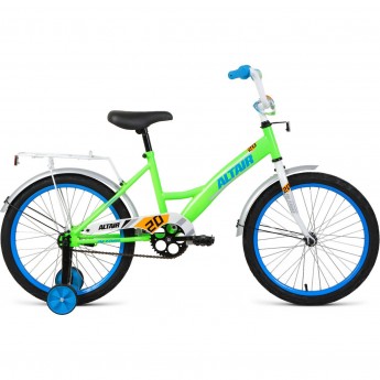 Велосипед ALTAIR KIDS 20", рама 13", ярко-зеленый/синий, 2022