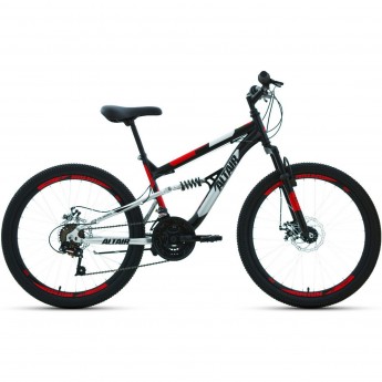 Велосипед ALTAIR MTB FS 20 D 14 Черный / Красный 2021