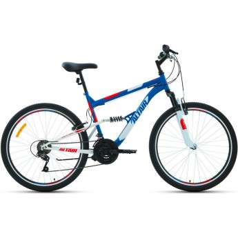 Велосипед ALTAIR MTB FS 26 1.0 16 Синий / Красный 2022