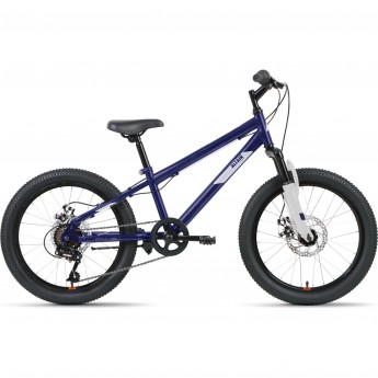 Велосипед ALTAIR MTB HT 20 2.0 D 10,5 Синий / Серебристый 2022