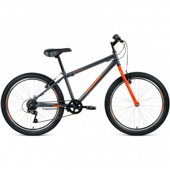 Велосипед ALTAIR MTB HT 24 1.0 12 Серый / Оранжевый 2020