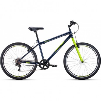 Велосипед ALTAIR MTB HT 26 1.0 26", рама 17", темно-синий/зеленый, 2022