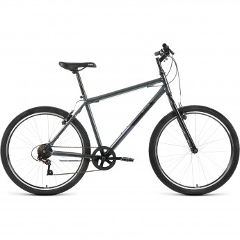 Велосипед ALTAIR MTB HT 26 1.0 26", рама 19", темно-серый/черный, 2022