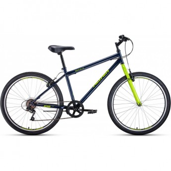 Велосипед ALTAIR MTB HT 26 1.0 26", рама 19", темно-синий/зеленый, 2022