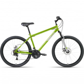 Велосипед ALTAIR MTB HT 26 2.0 D 26", рама 17", зеленый/серый, 2022