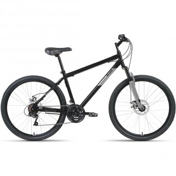 Велосипед ALTAIR MTB HT 26 2.0 D 26", рама 19", черный/серый, 2022