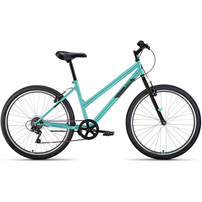 Велосипед ALTAIR MTB HT 26 LOW 26", рама 15", мятный/черный, 2022 IBK22AL26119