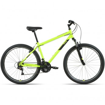 Велосипед ALTAIR MTB HT 27,5 1.0 27,5", рама 17", ярко-зеленый/черный, 2021