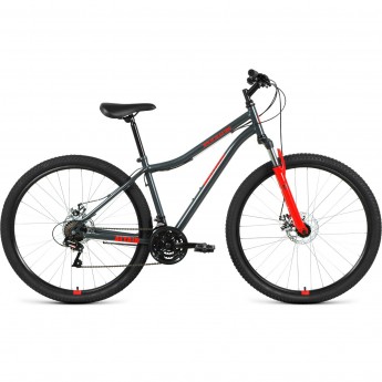 Велосипед ALTAIR MTB HT 29 2.0 D 17 Серый / Красный 2021