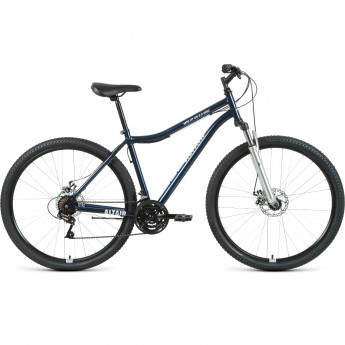 Велосипед ALTAIR MTB HT 29 2.0 disc 29", рама 19", темно-синий/серебристый, 2021